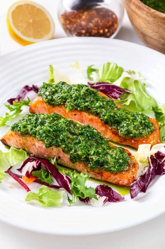 Chimichurri Baked Salmon