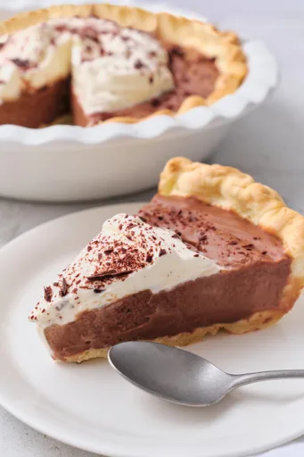 Pastel de crema de chocolate