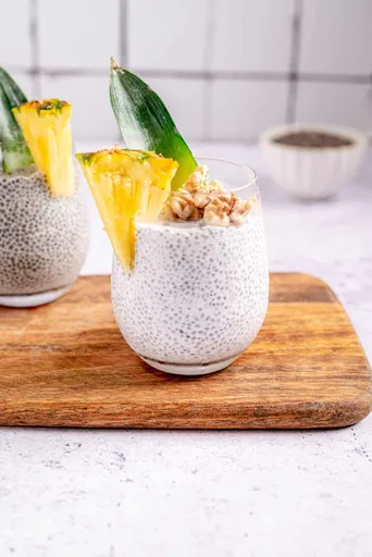 Pudín de chía con leche de coco