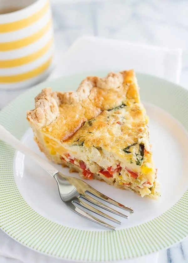 Corn and Bacon Quiche