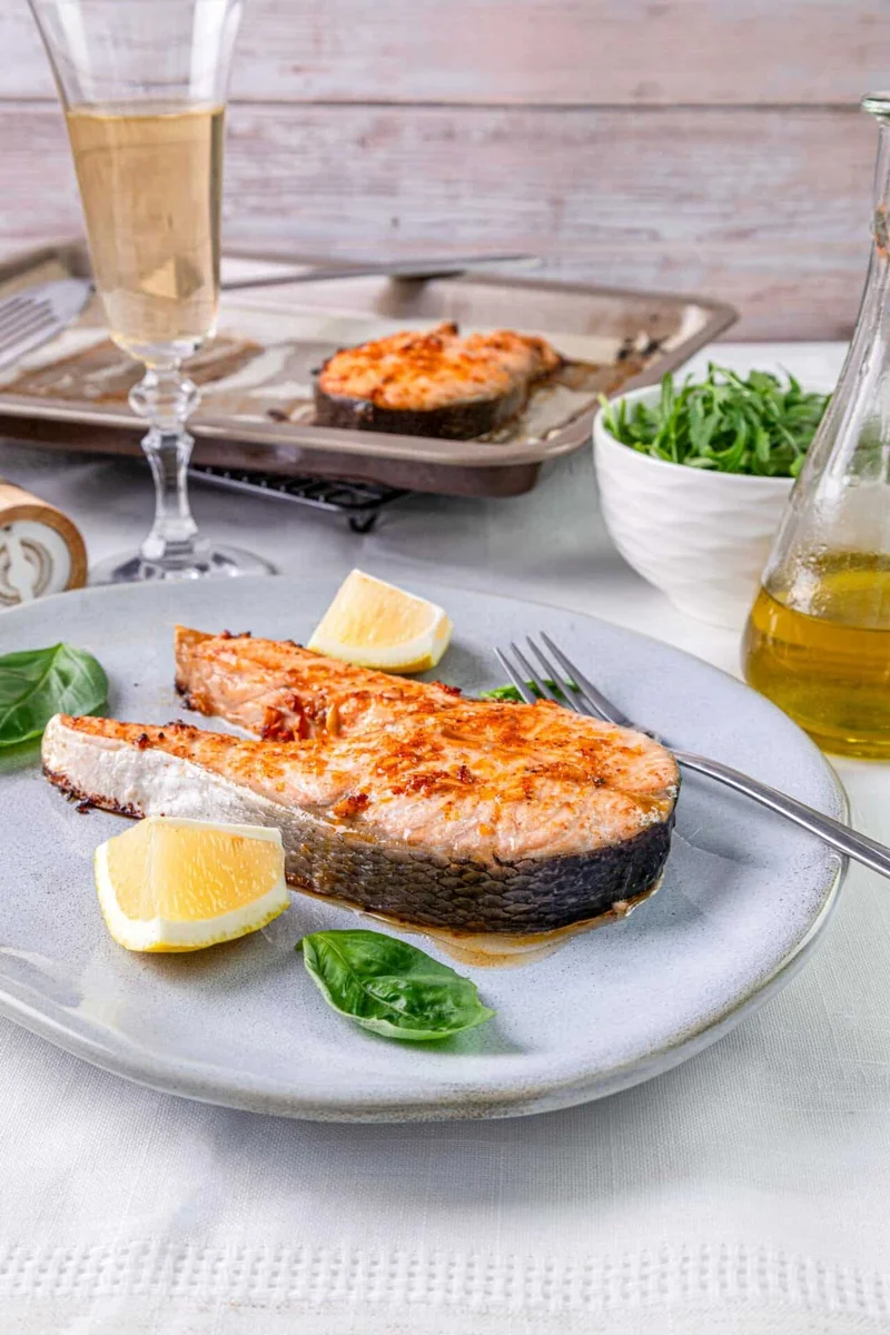Baked Salmon Steaks