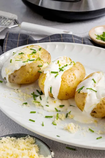 Patatas asadas en Olla Express (Instant-Pot)