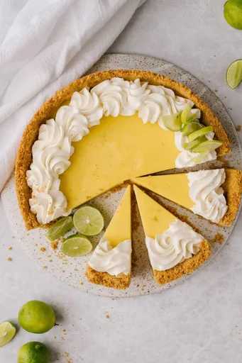 Key Lime Pie with Homemade Graham Cracker Crust