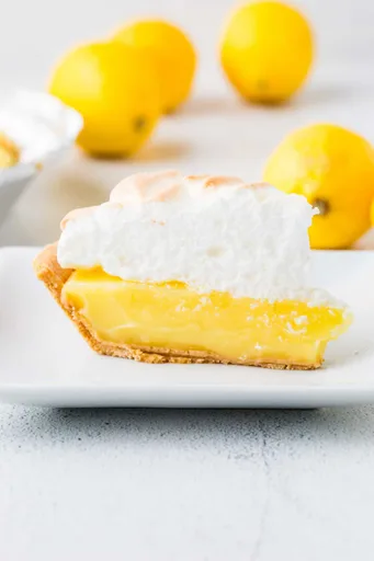 Tarta de merengue de limón