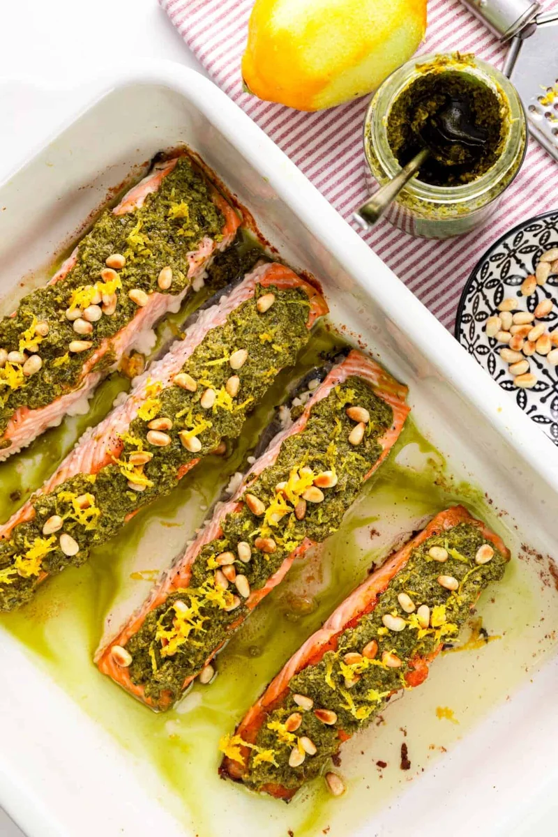 Pesto Salmon