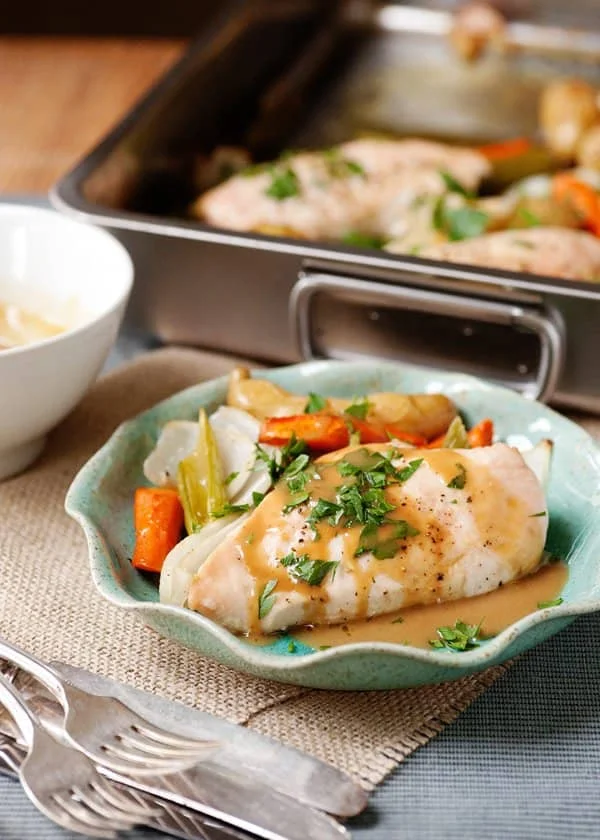 One-Pan Roasted Chicken and Vegetables