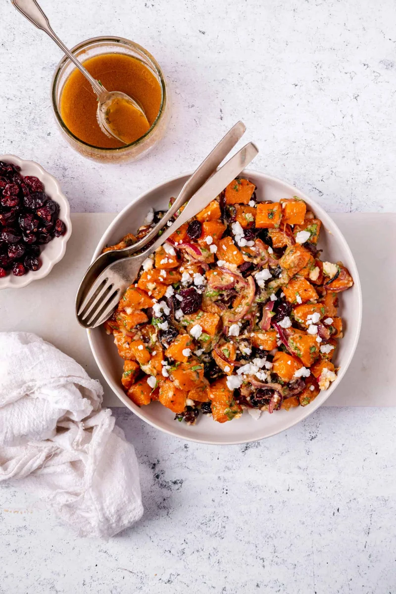 Salade de patate douce
