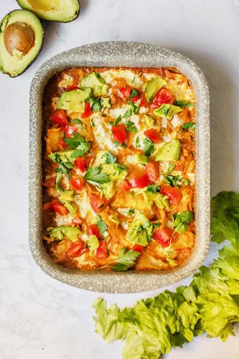 Tex-Mex Chicken Enchilada Casserole