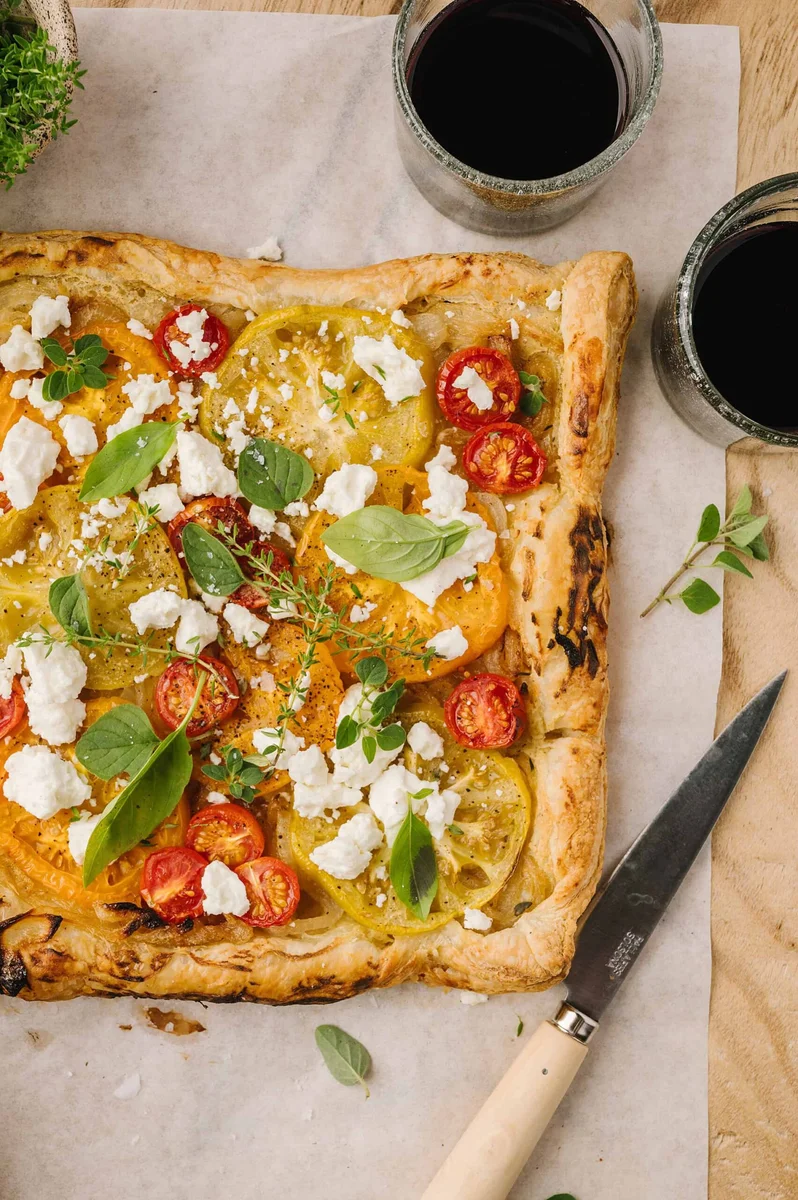 Delicious Tomato and Feta Tart