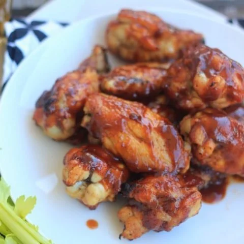 Broiled BBQ Buffalo Wings