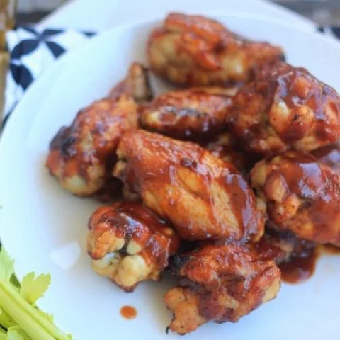 Broiled BBQ Buffalo Wings