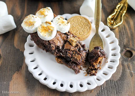 S'mores Oreo Skillet Brownie