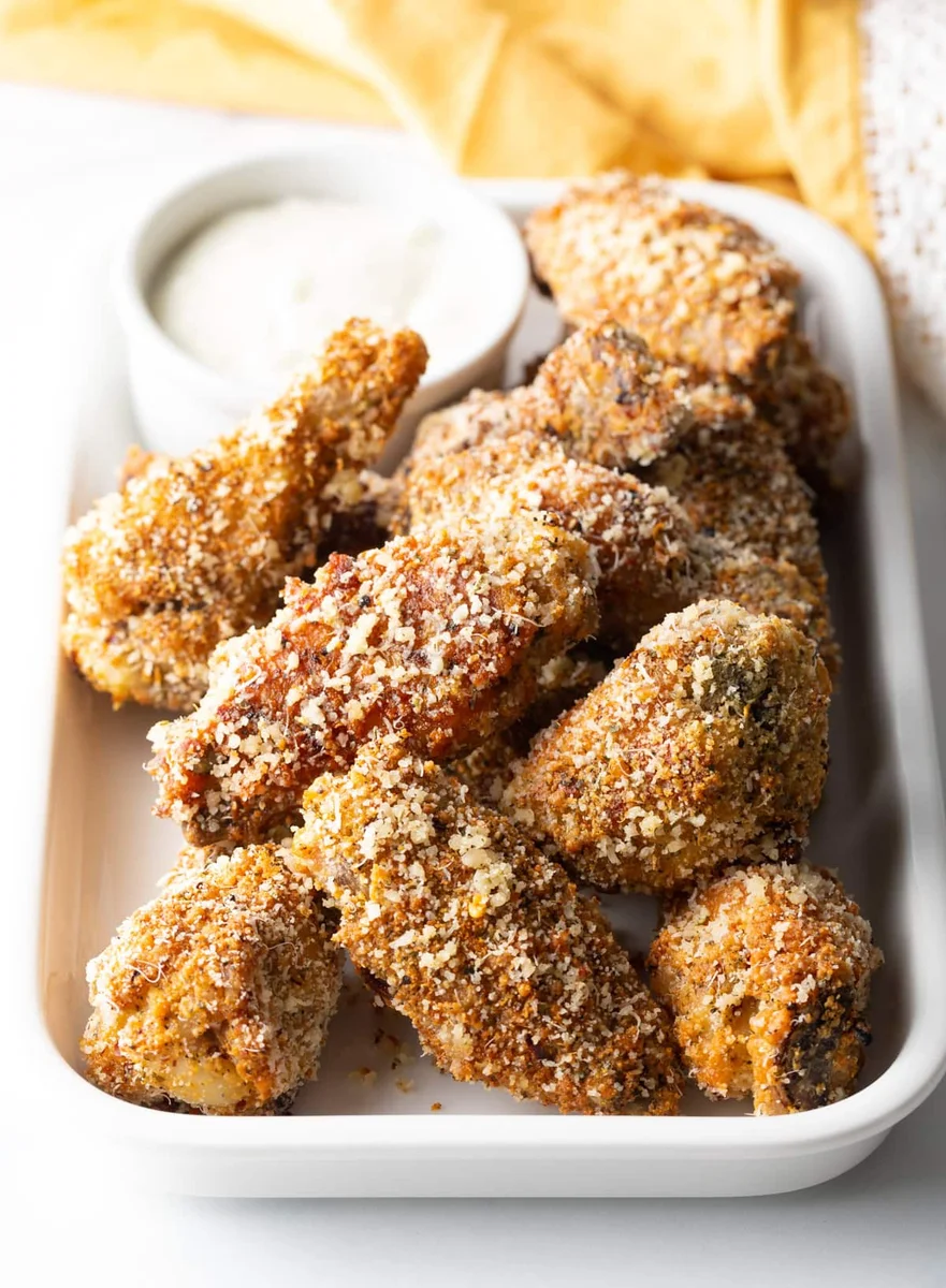 Parmesan Crusted Chicken Wings