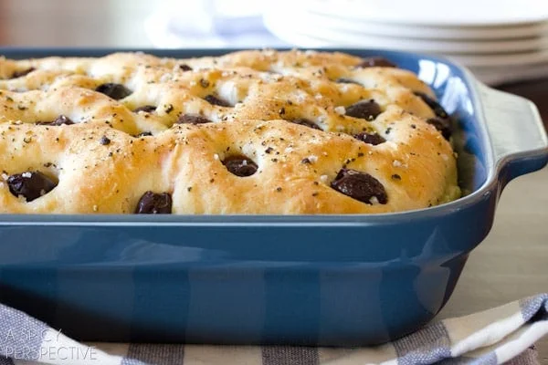 Focaccia With Olives