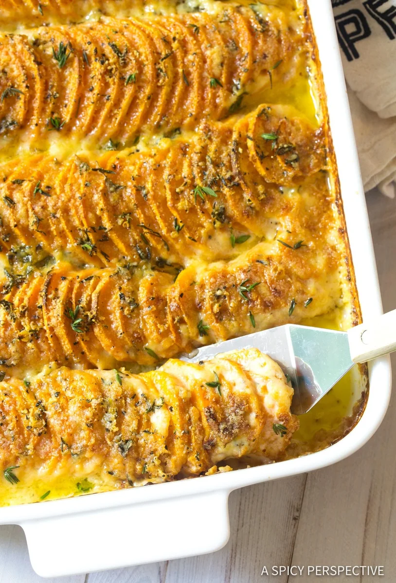 Sweet Potatoes Au Gratin Recipe