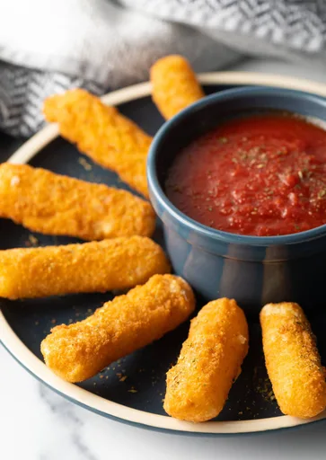 Receta de bastoncitos de mozzarella en freidora de aire