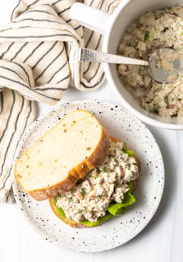 Receta de ensalada de atún con manzanas