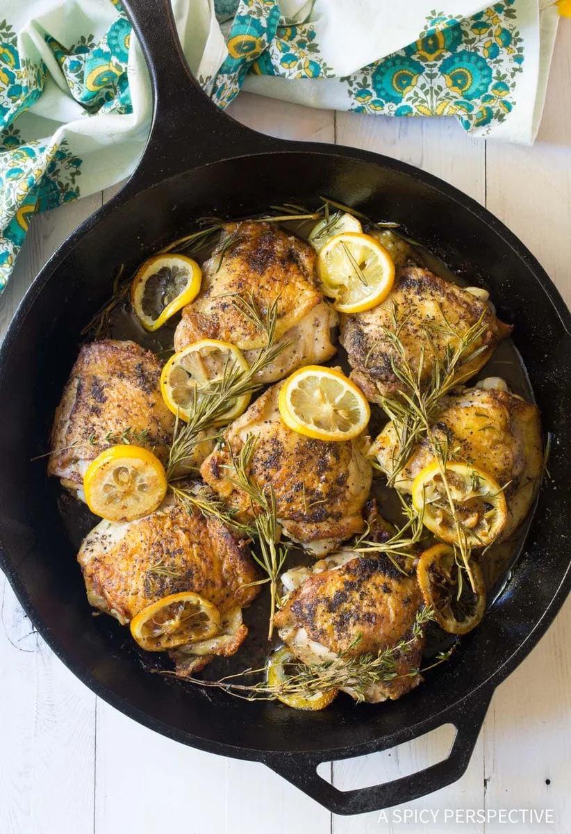 Oven Roasted Chicken Thighs
