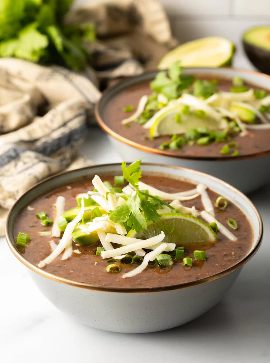 Slow Cooker Black Bean Soup