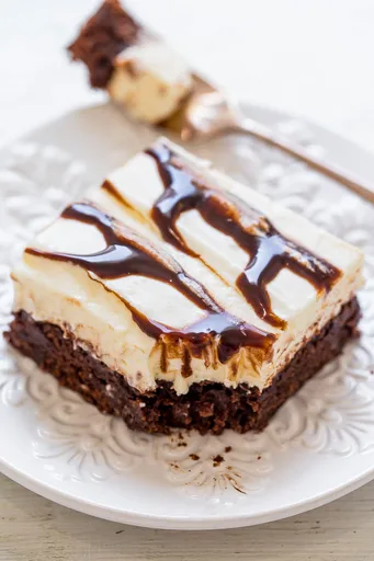 Fudgy Brownies with Cream Cheese Frosting
