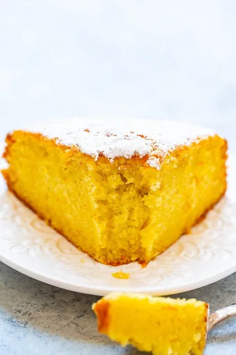 Pastel de aceite de oliva y naranja