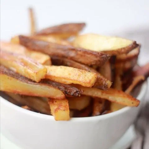 Patatas fritas crujientes al horno