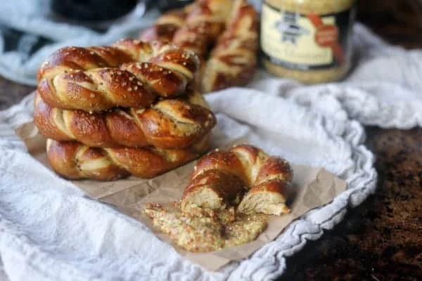Dijon Stout Soft Pretzels