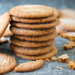 Galletas crujientes de jengibre