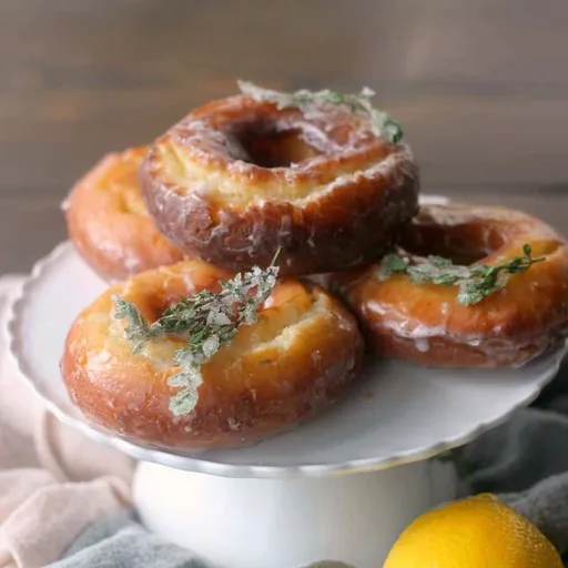 Lemon & Thyme Old-Fashioned Donuts