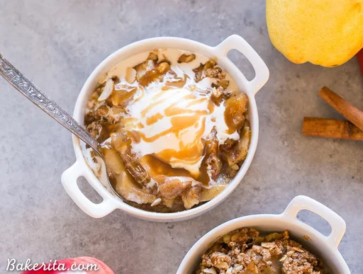 Apple Pear Crisp (Gluten Free, Paleo + Vegan)