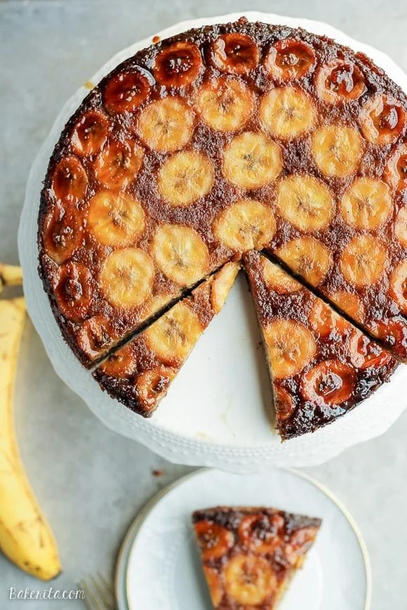 Paleo Banana Upside Down Cake