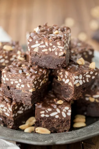 Peanut Butter Crunch Brownies