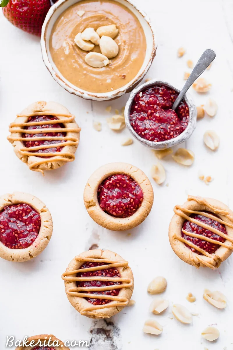 Peanut Butter & Jelly Tartlets