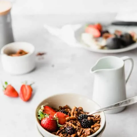 Homemade Crunchy Nut Granola
