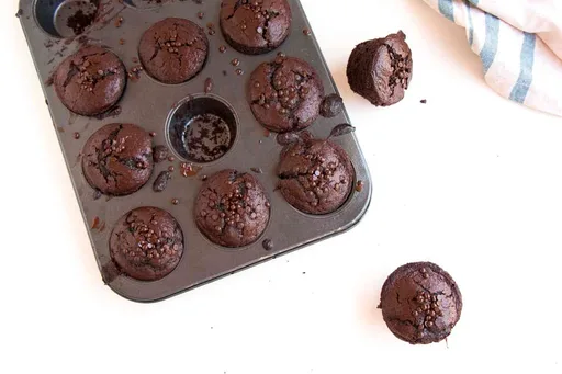 Dark Chocolate Vegan Muffins