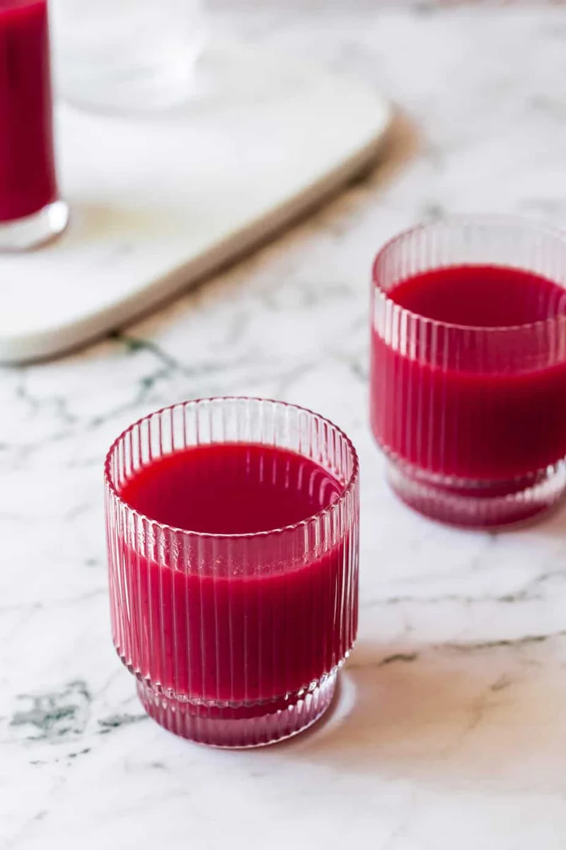 Homemade Carrot and Beetroot Juice