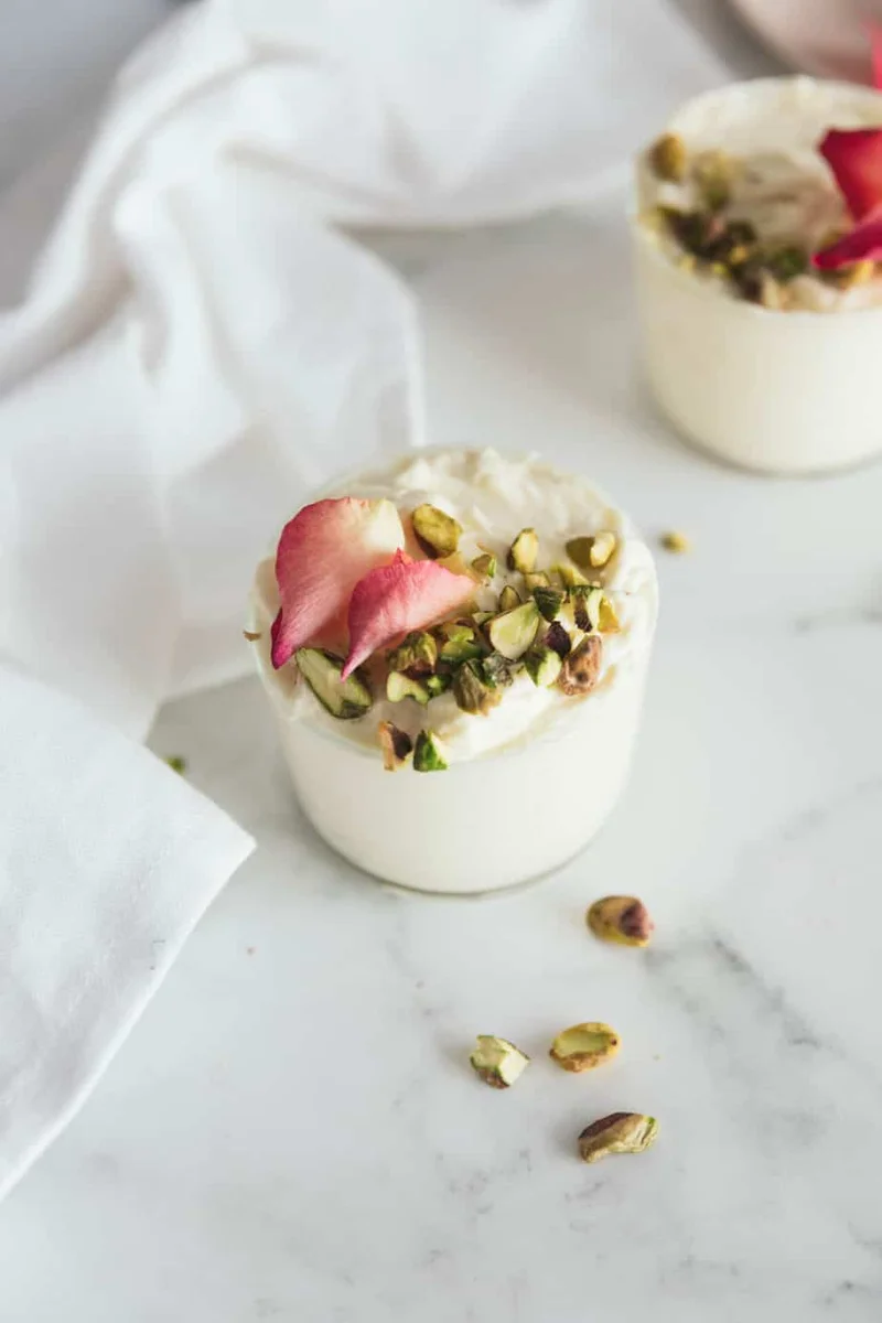 Rose & White Chocolate Mousse
