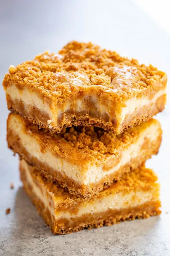 Butterscotch Graham Cracker Cheesecake Bars