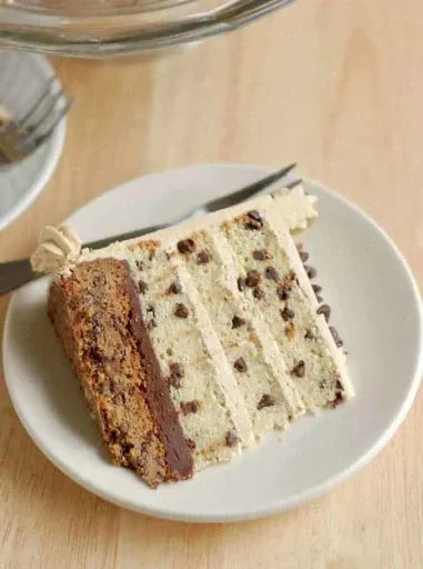 Tarta de galletas con pepitas de chocolate