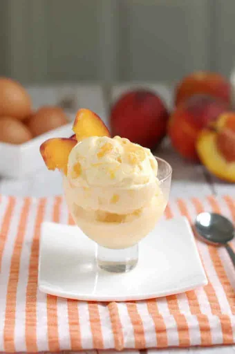 Peach Ice Cream Recipe