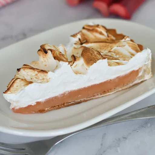 Receta de Tarta de Ruibarbo y Merengue