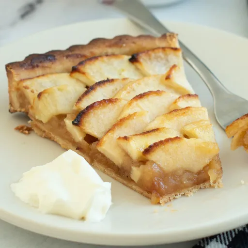 Receta de tarta de manzana francesa