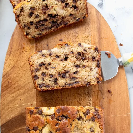 Receta de pan de plátano con masa madre