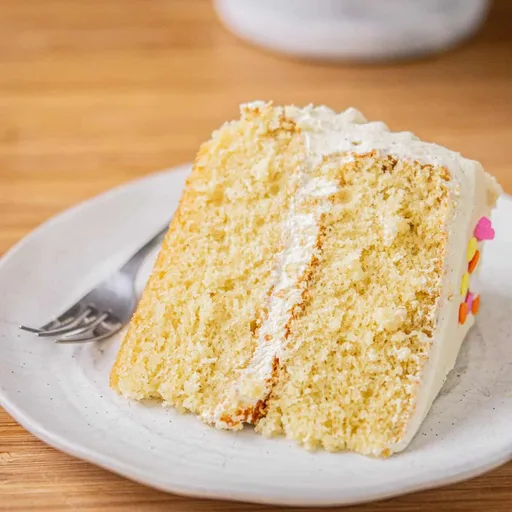 Perfect 8-Inch Vanilla Cake