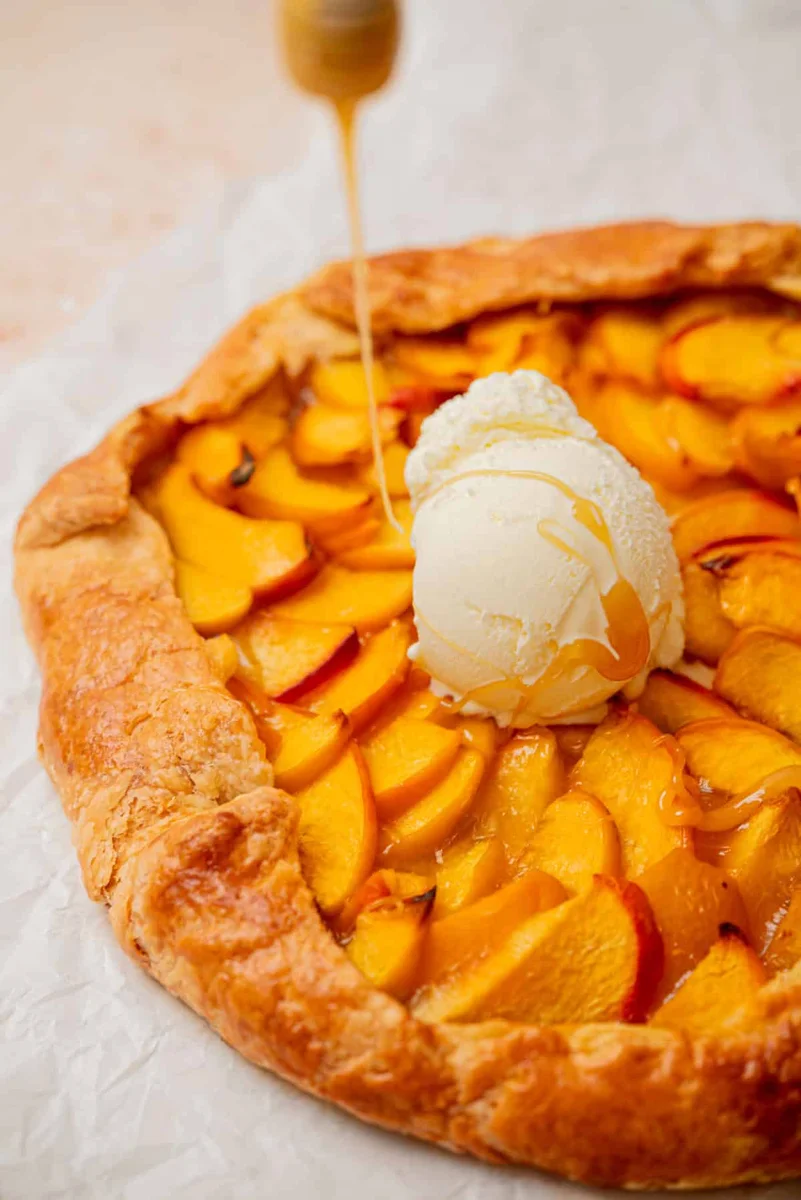Peach Honey Galette