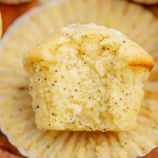 Sourdough Lemon Poppy Seed Muffins