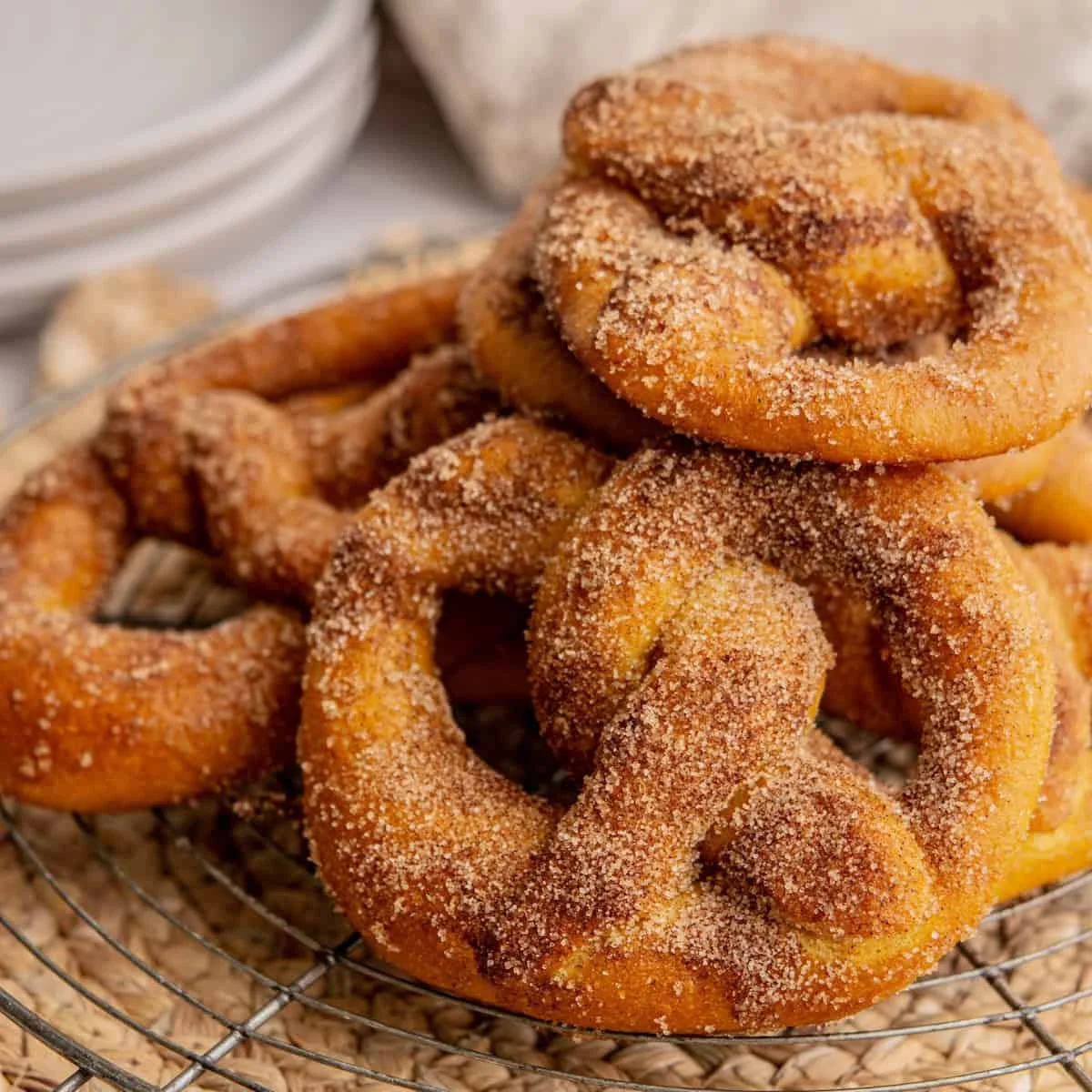 Sourdough Pumpkin Pretzels
