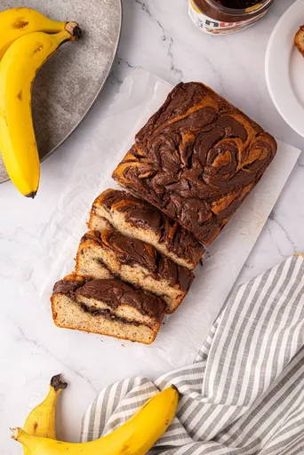 Banana Nutella Loaf