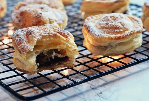 Pastelitos de hojaldre y mincemeat