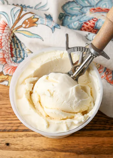 Helado de mascarpone